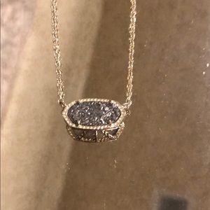 Kendra Scott druzy platinum and gold! Like new!